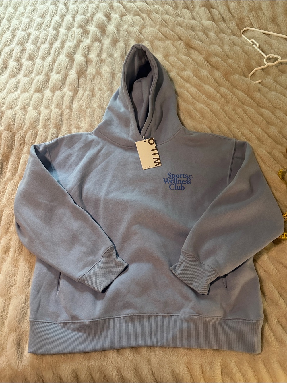 Wilo Women’s Hoodie - Light Blue NWT Size Medium
